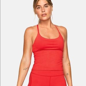 Outdoor Voices Tech Sweat Cami Scarlet (size XS)